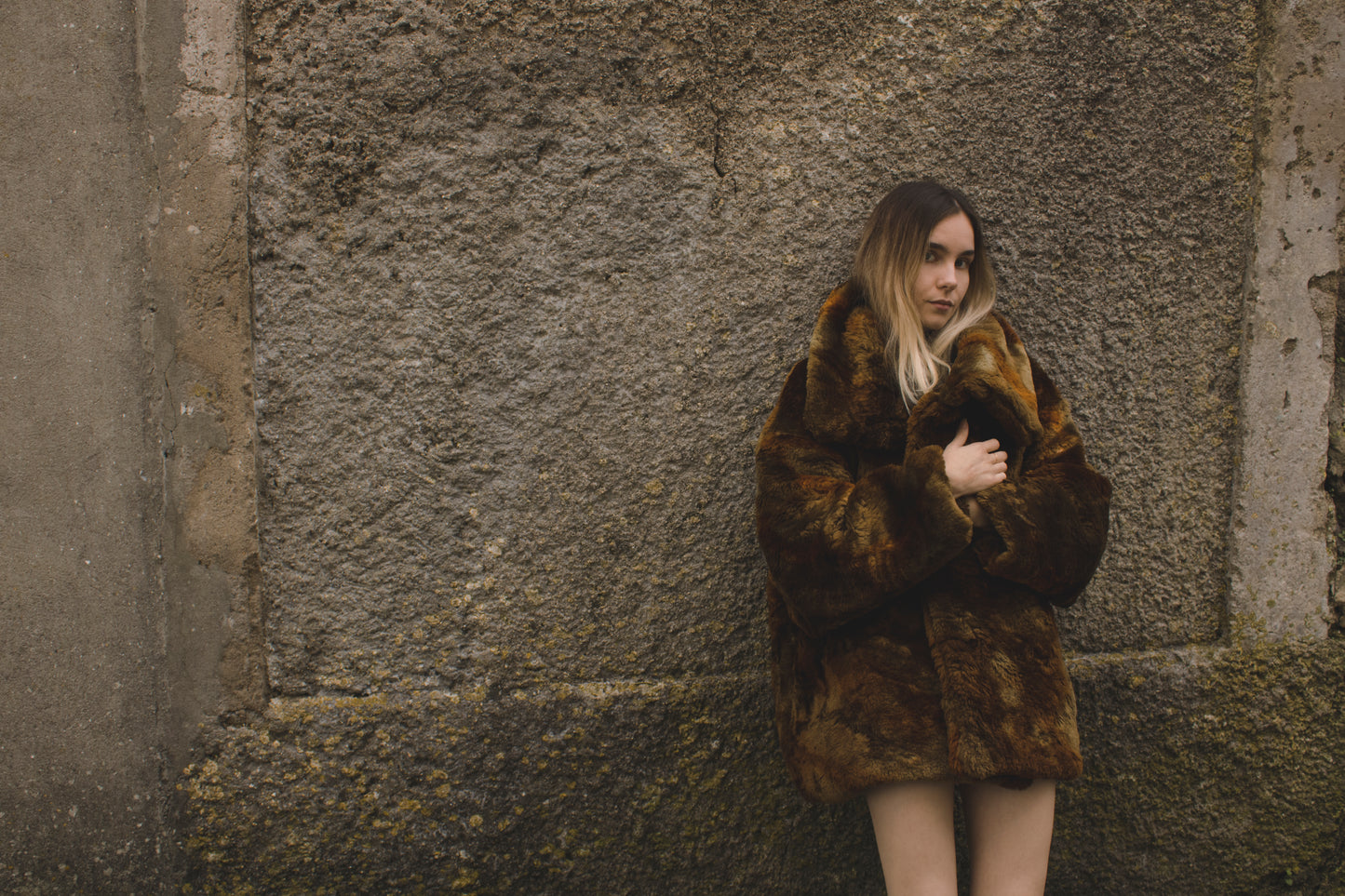 Forest Faux Fur Coat