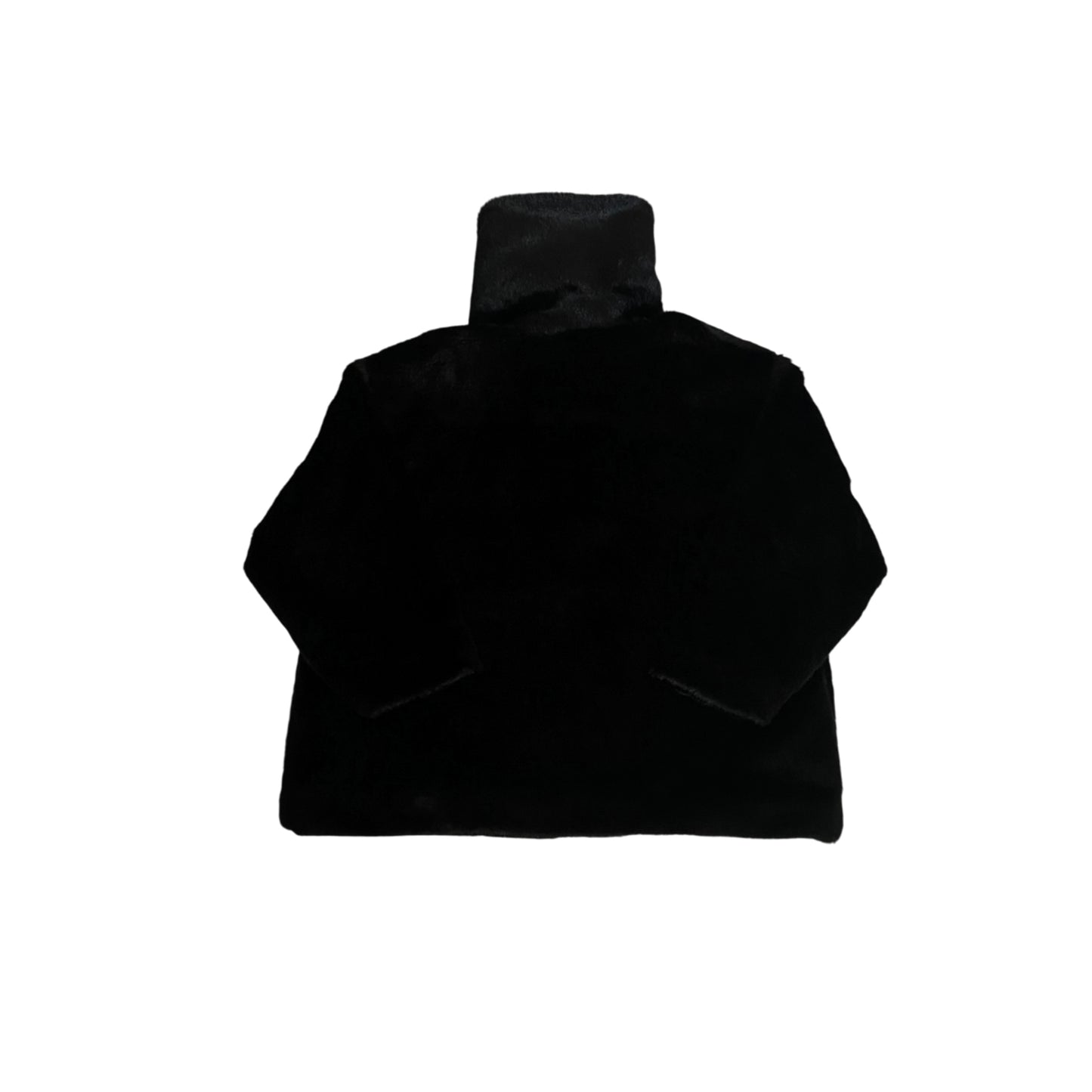 Black Faux Fur Coat