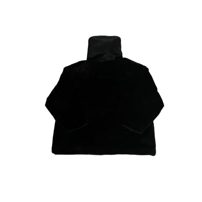 Black Faux Fur Coat