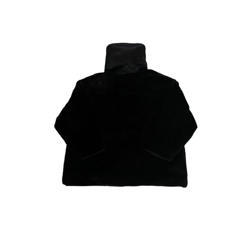 Black Faux Fur Coat