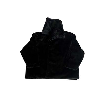 Black Faux Fur Coat
