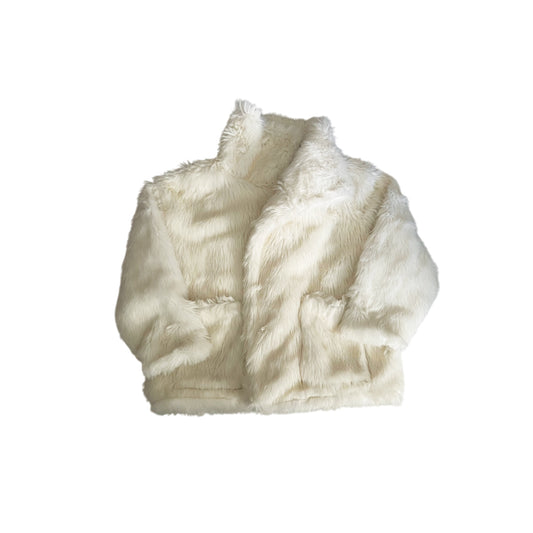 White Faux Fur Coat