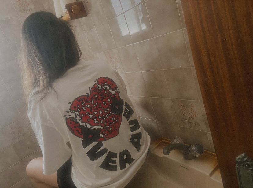 Broken Heart White T-Shirt