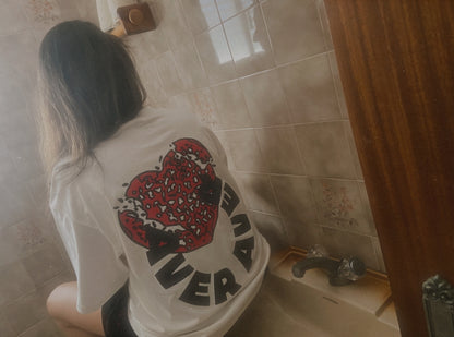 Broken Heart White T-Shirt